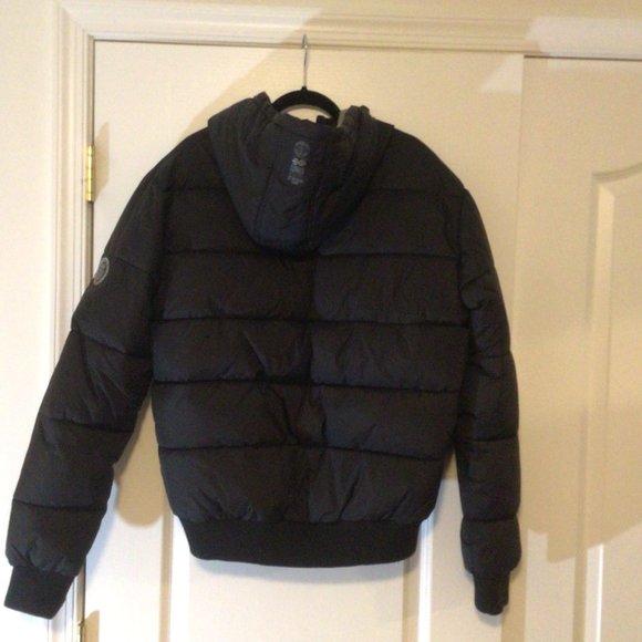 CROSS HATCH Black Puffer Coat - Picture 3 of 6